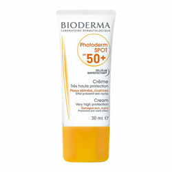 کرم ضد آفتاب پوست دارای لک و آسیب دیده بایودرما مدل Photoderm Spot SPF 50+ حجم 30 میل