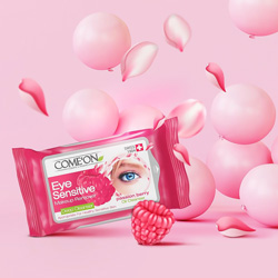 دستمال مرطوب پاک کننده آرایش چشم حساس COMEON کامان 10 عددی
