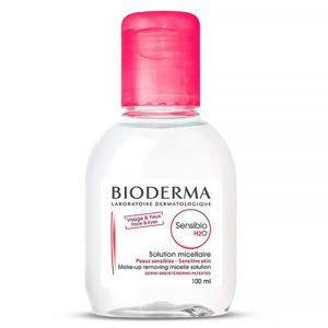 محلول میسلار پاک کننده آرایش صورت و چشم Sensibio H2O بایودرما Bioderma حجم 100 ml